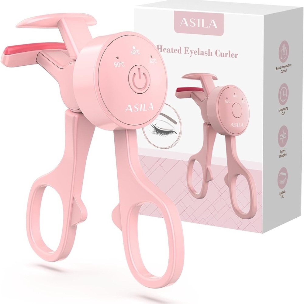 ASILA Pink Heated Eyelash Curler